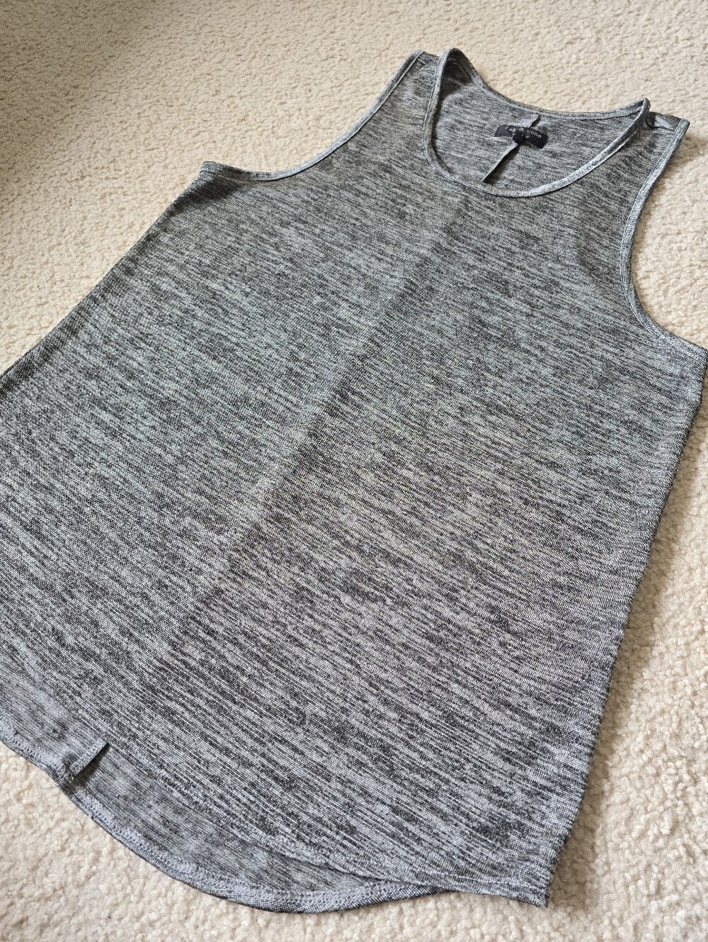 Rag & Bone Marled Knit Swing Tank Top Size Large Designer Minimalist
